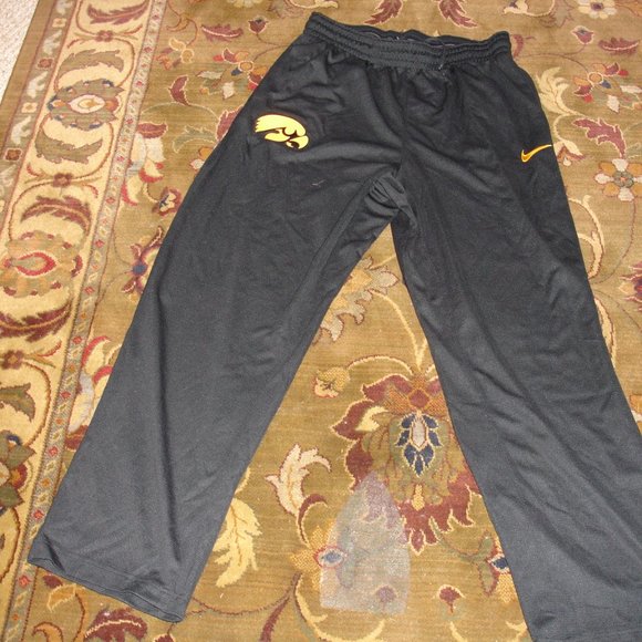 New Nike Iowa Hawkeye DRI-FIT Sweat Pants - Iowa Hawkeyes - Go Hawks - Picture 1 of 9